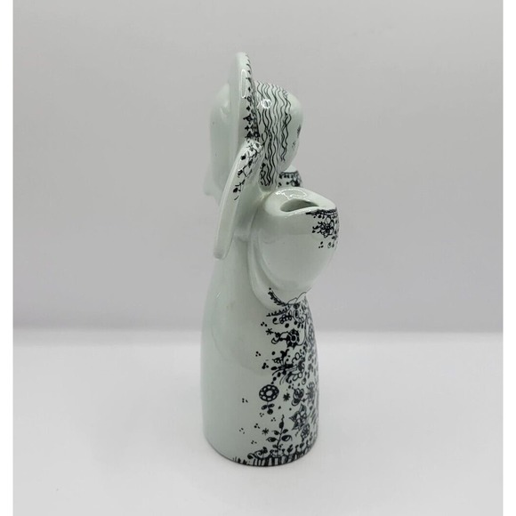 Vintage Nymolle Denmark Ceramic Angel Candleholder by Jacob E Bang - Picture 2 of 8